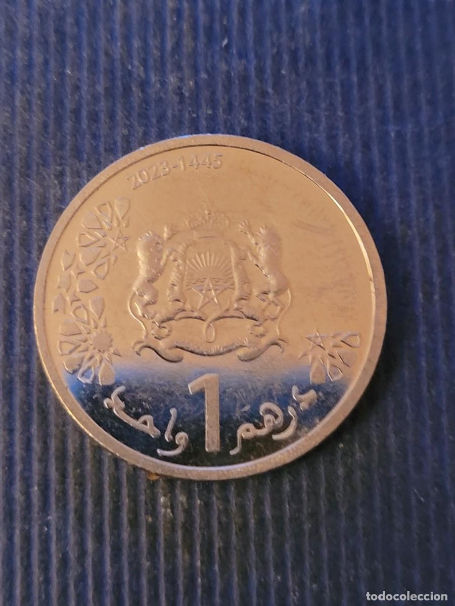 Monedas antiguas de &Aacute;frica: Moneda 1 dirham 2023 Marruecos - Foto 2