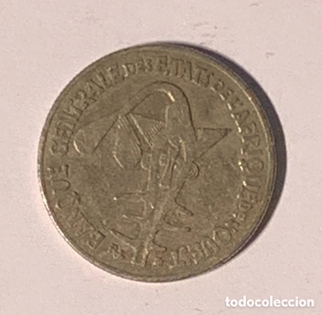 Monedas antiguas de &Aacute;frica: Moneda. Banque C&eacute;ntrale des Etats de l&rsquo;Afrique de l&rsquo;Ouest. FCFA. 50 Francs. 1997.