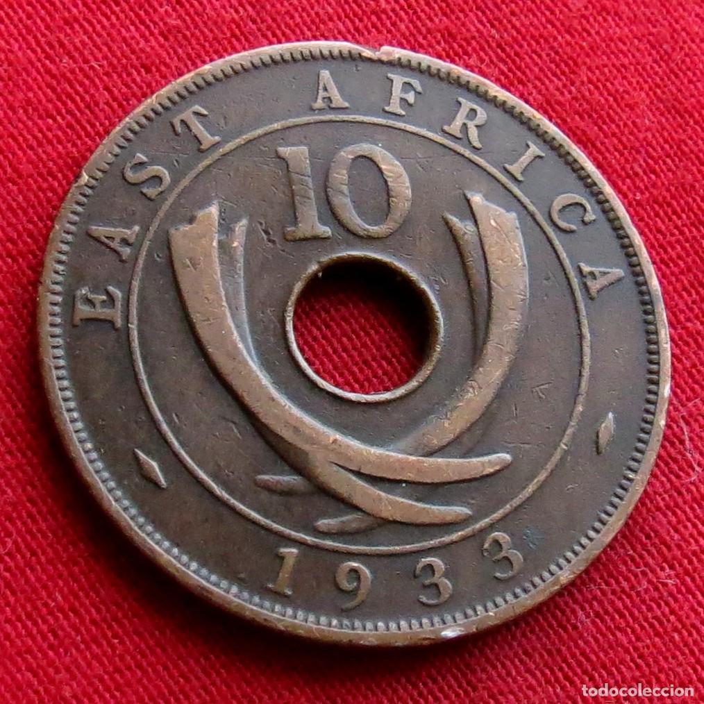 Monedas antiguas de &Aacute;frica: Africa Oriental 10 cents 1933