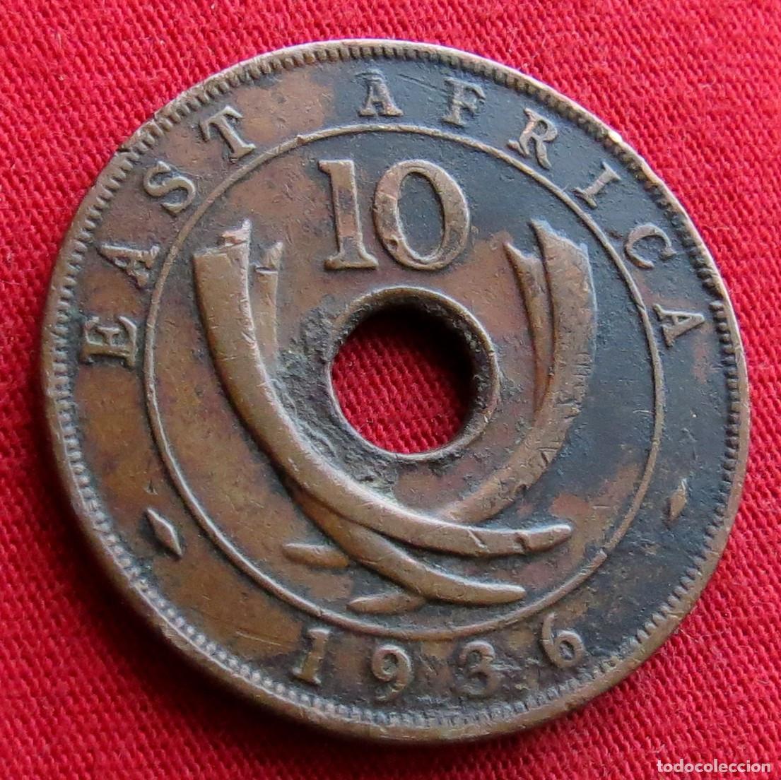 Monete antiche di Africa: Africa Oriental 10 cents 1936 KN