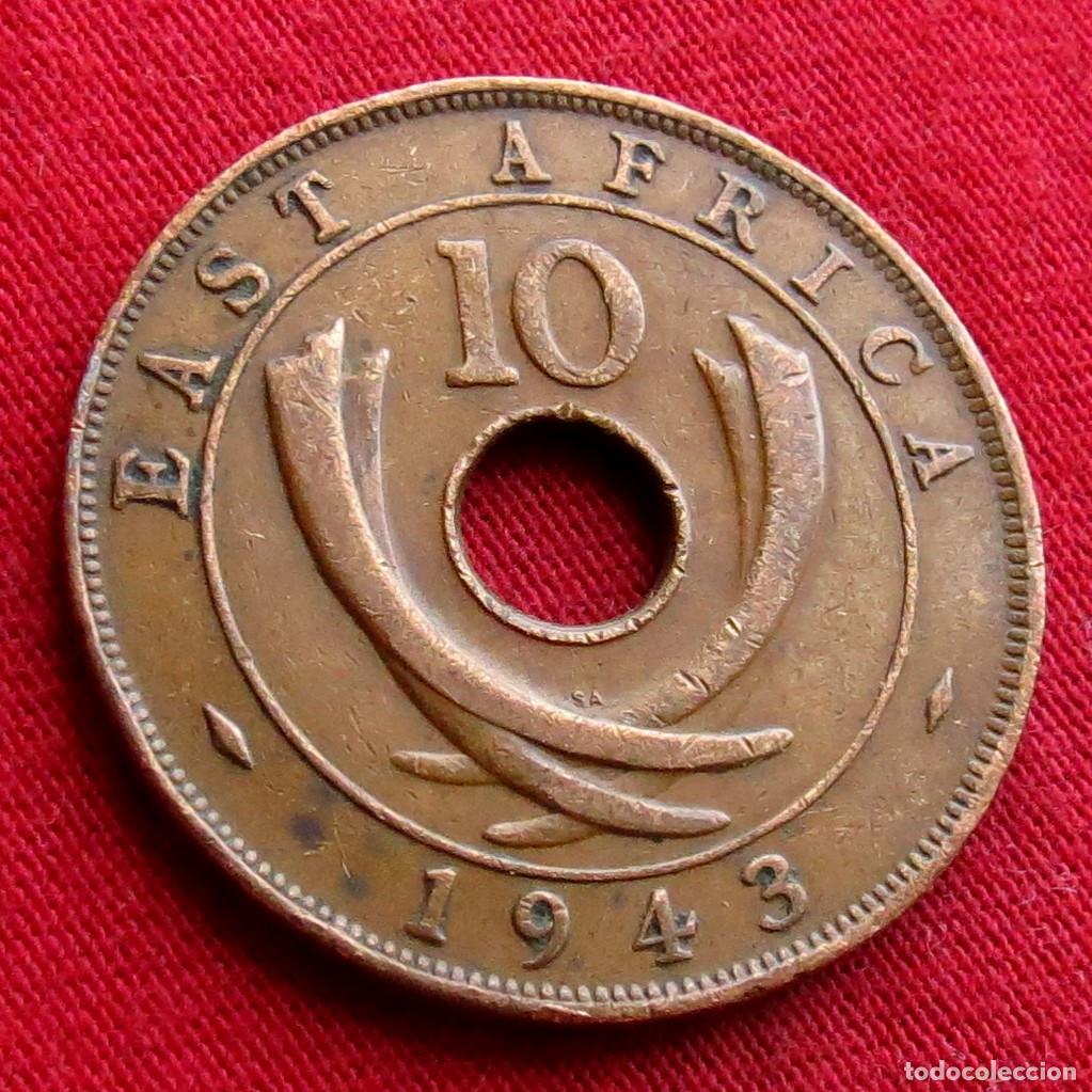 Monedas antiguas de &Aacute;frica: Africa Oriental 10 cents 1943