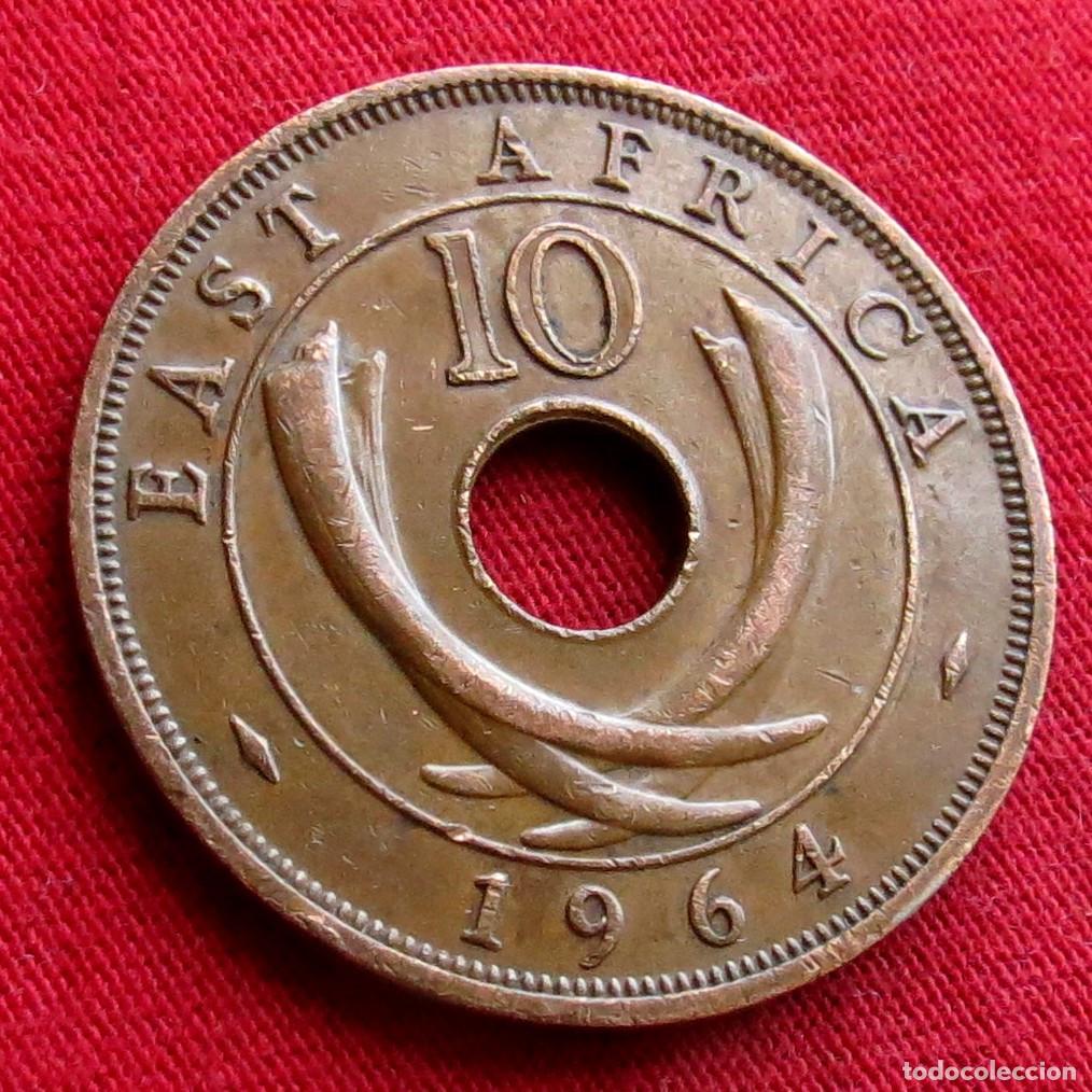 Monedas antiguas de &Aacute;frica: Africa Oriental 10 cents 1964 H