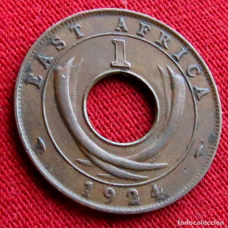 Monedas antiguas de &Aacute;frica: Africa Oriental 1 cent 1924 KN