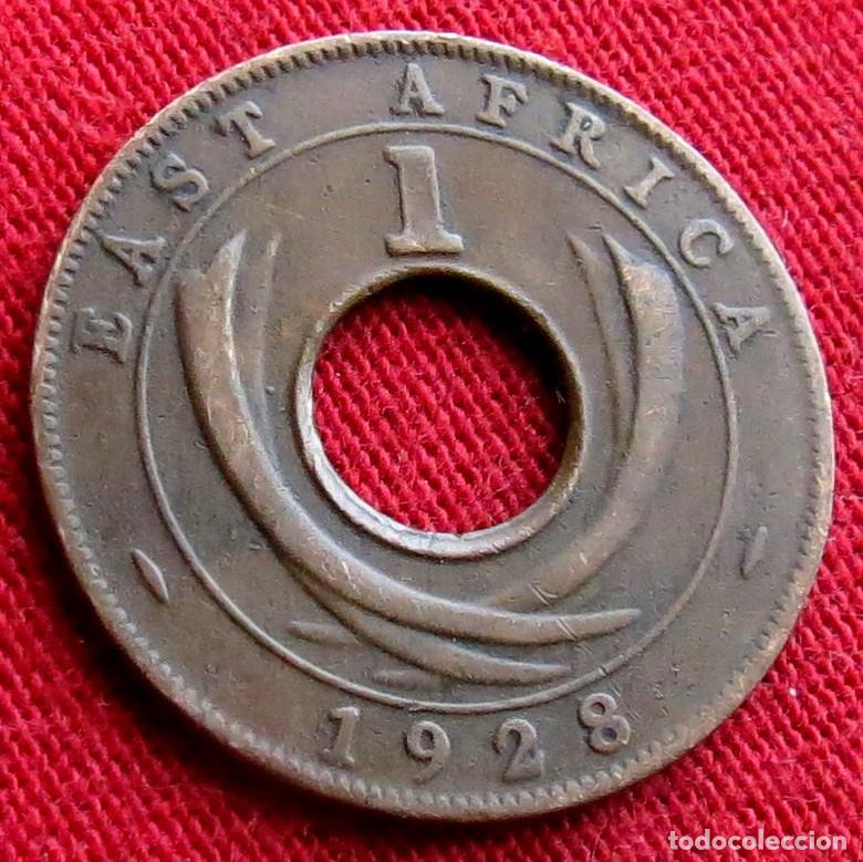 Monedas antiguas de &Aacute;frica: Africa Oriental 1 cent 1928 KN