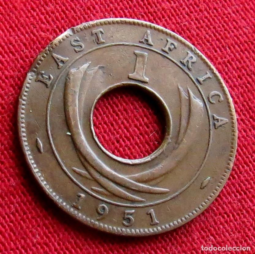 Monedas antiguas de &Aacute;frica: Africa Oriental 1 cent 1951 KN