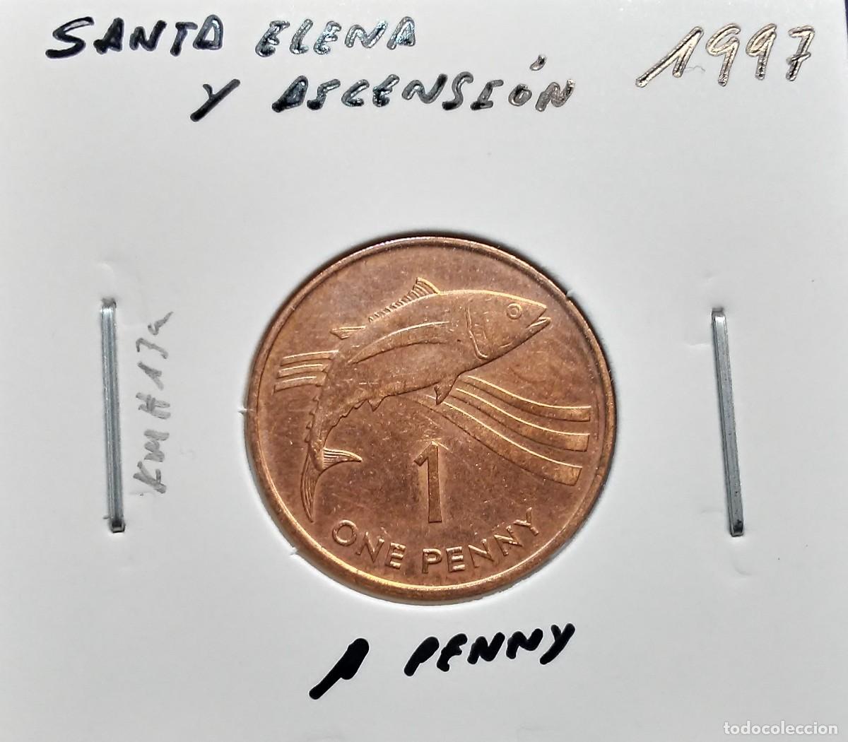 Monedas antiguas de &Aacute;frica: SANTA ELENA Y ASCENSI&Oacute;N 1 PENIQUE / PENNY 1997 KM#13a EBC.