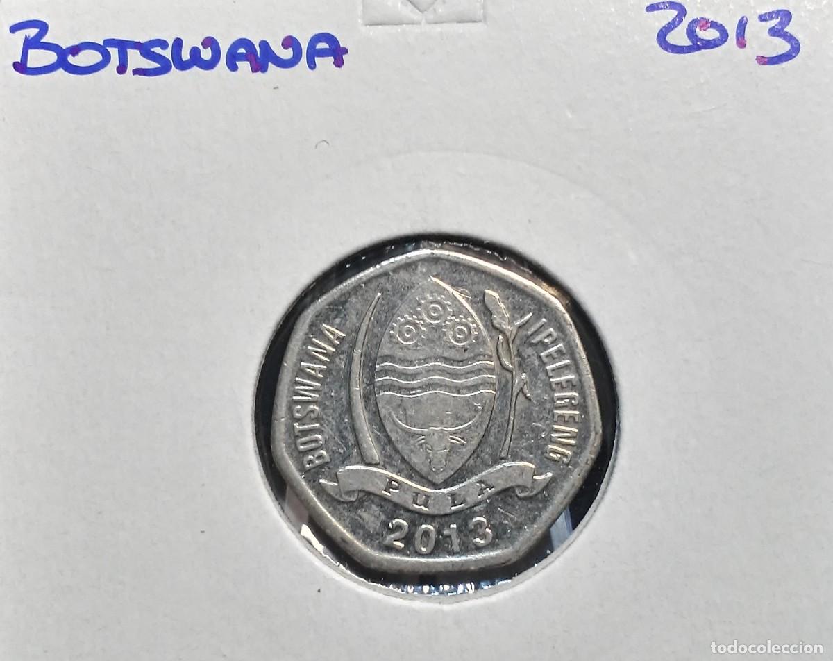 Monedas antiguas de &Aacute;frica: BOTSUANA / BOTSWANA 5 THEBE 2013 KM#31 MBC+.