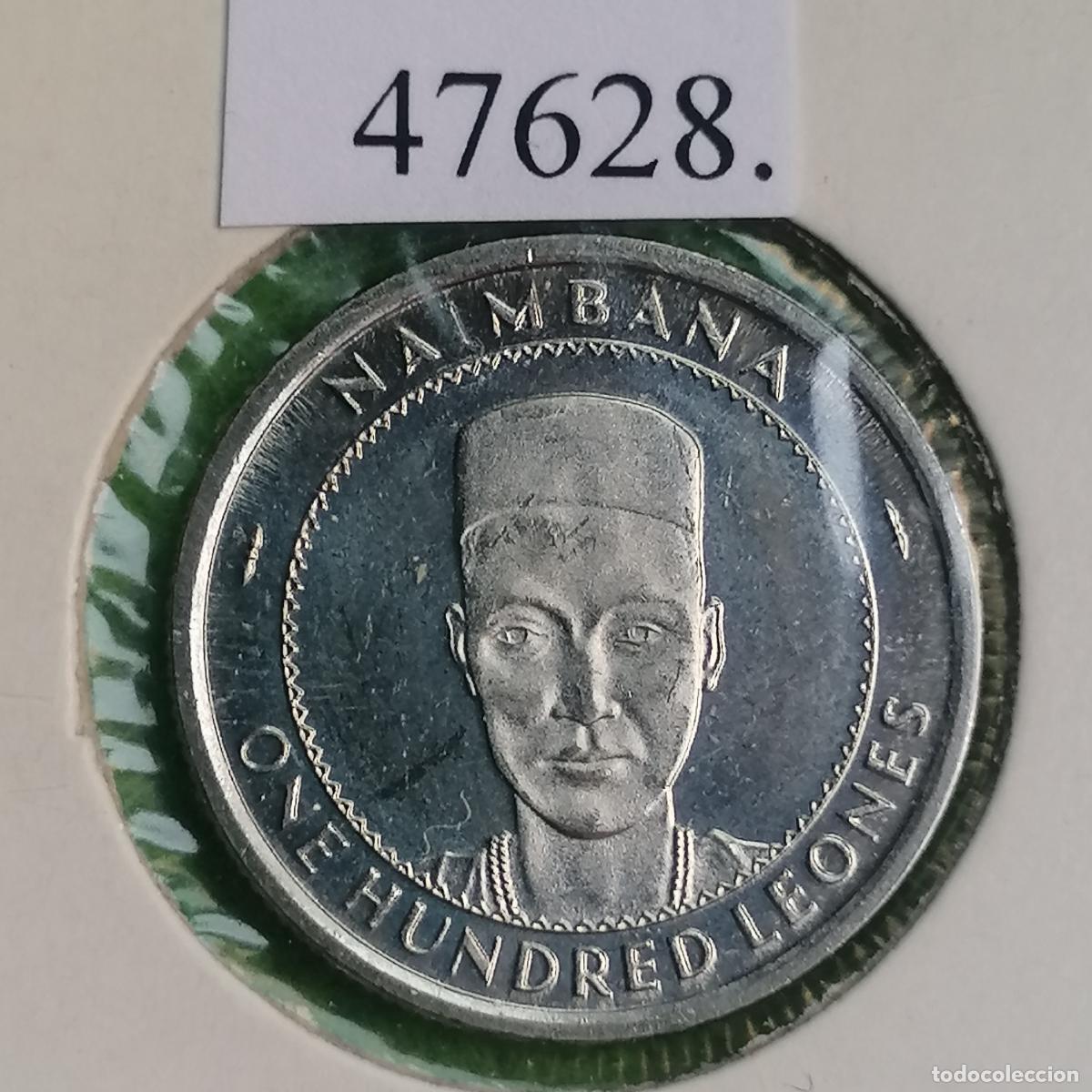 Monedas antiguas de &Aacute;frica: Sierra Leona 100 leones 1996