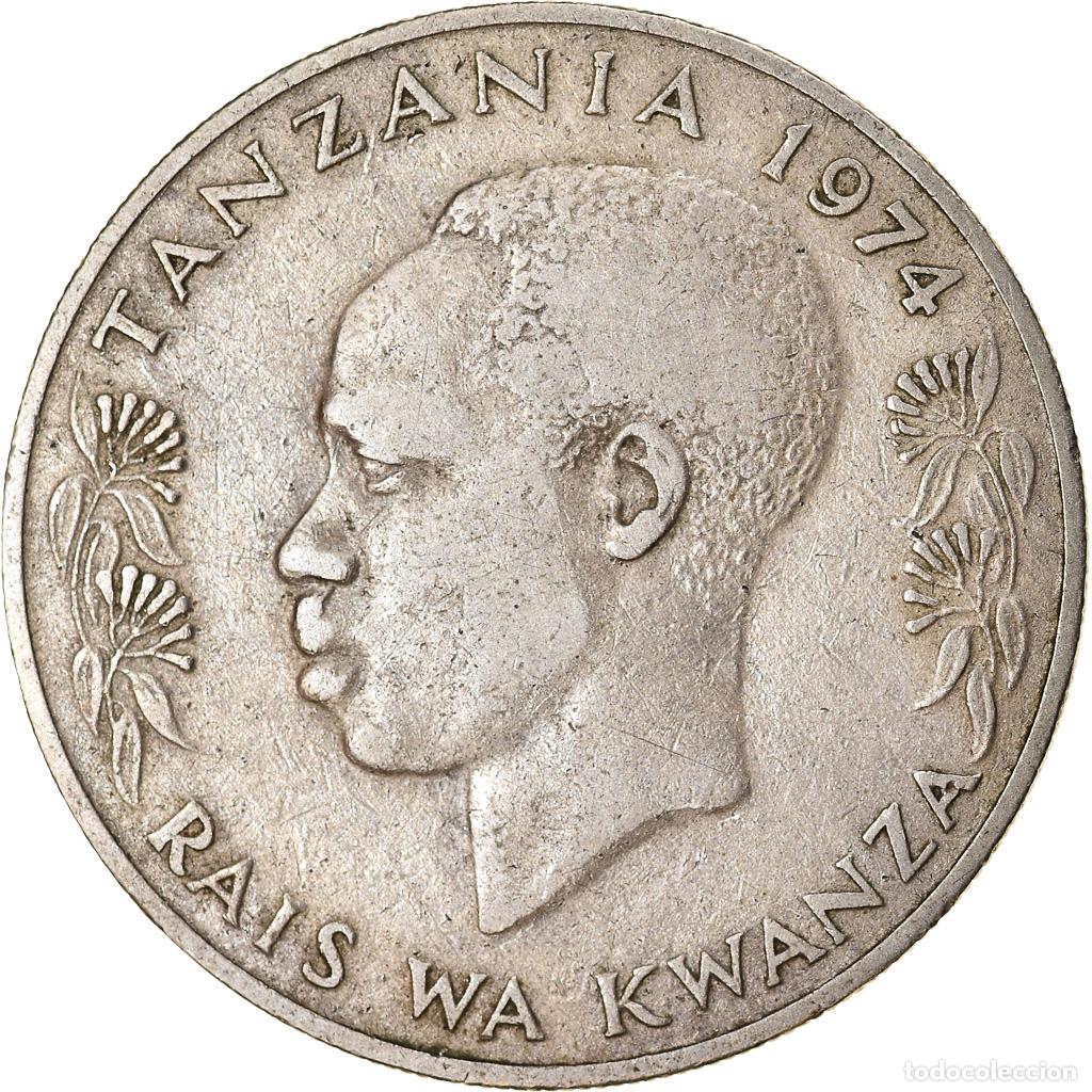 Monedas antiguas de &Aacute;frica: [#779137] Moneda, Tanzania, Shilingi, 1974, MBC, Cobre - n&iacute;quel, KM:4