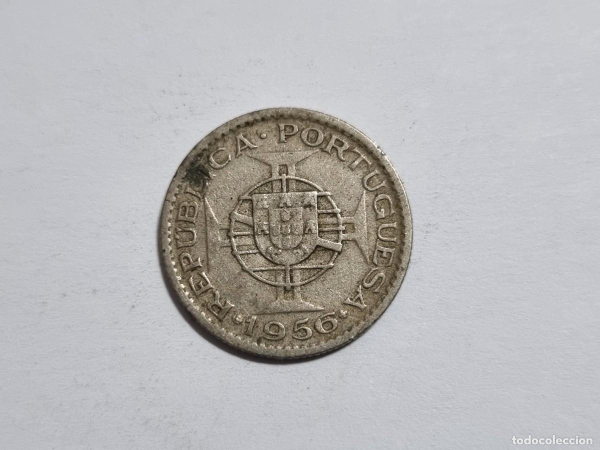 Monedas antiguas de &Aacute;frica: Antigua Moneda Portuguesa Angola 1956 Escudos 2,50 Coleccion Coleccionista
