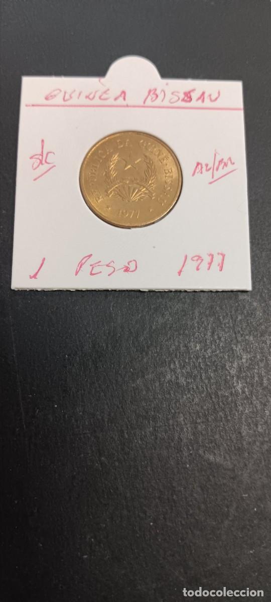 Monedas antiguas de &Aacute;frica: GUINEA BISSAU 1 PESO 1977 S/ KM=18 (ALUMINIO-BRONCE)