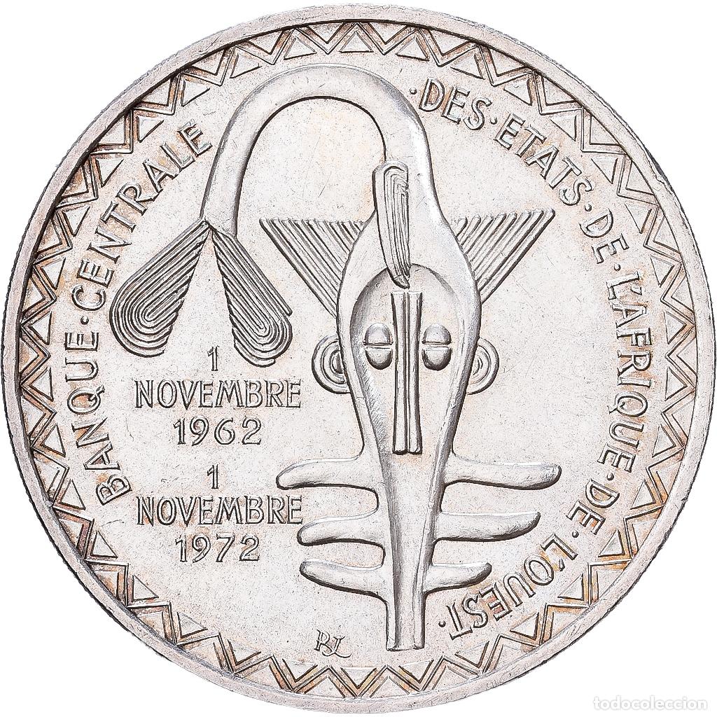 Monedas antiguas de &Aacute;frica: [#1203057] Estados del &Aacute;frica Occidental, 500 Francs, 1972, Paris, Plata, EBC, KM:7