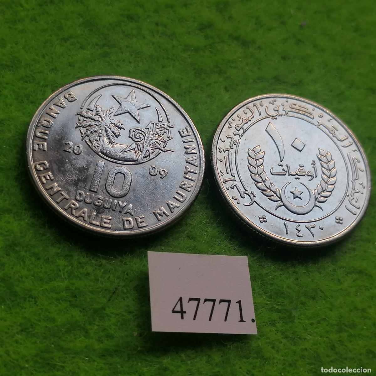 Monedas antiguas de &Aacute;frica: Mauritania 10 ouguiya 1430 / 2009, una moneda, 47771 2