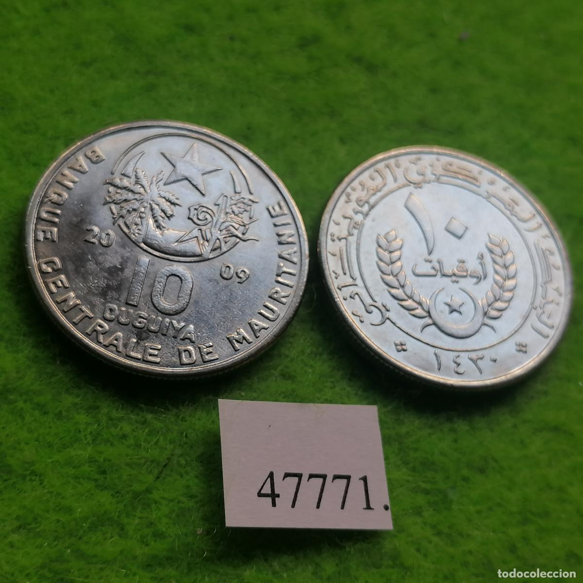 Monedas antiguas de &Aacute;frica: Mauritania 10 ouguiya 1430 / 2009, una moneda, 47771