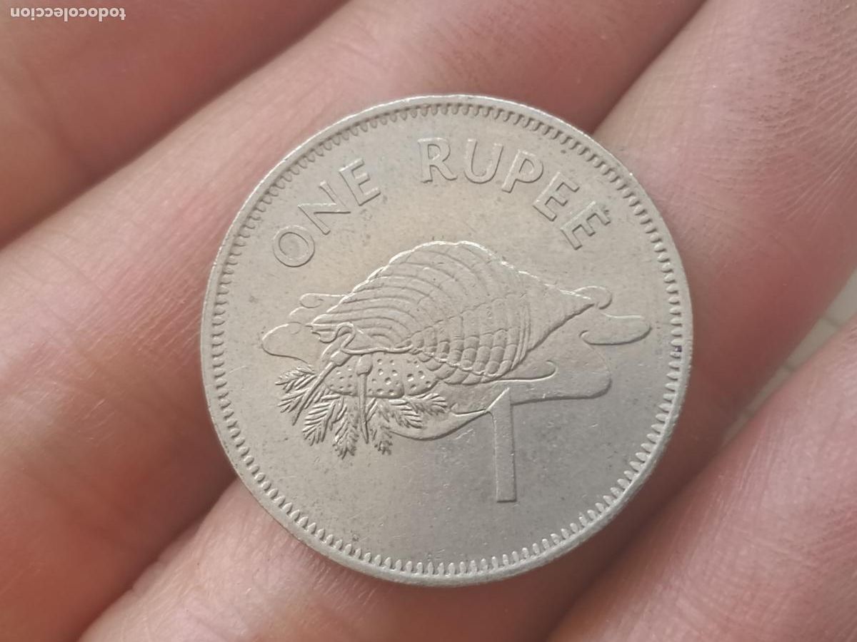 Monedas antiguas de &Aacute;frica: 1 RUPIA, SEYCHELLES. 1982 - Foto 2