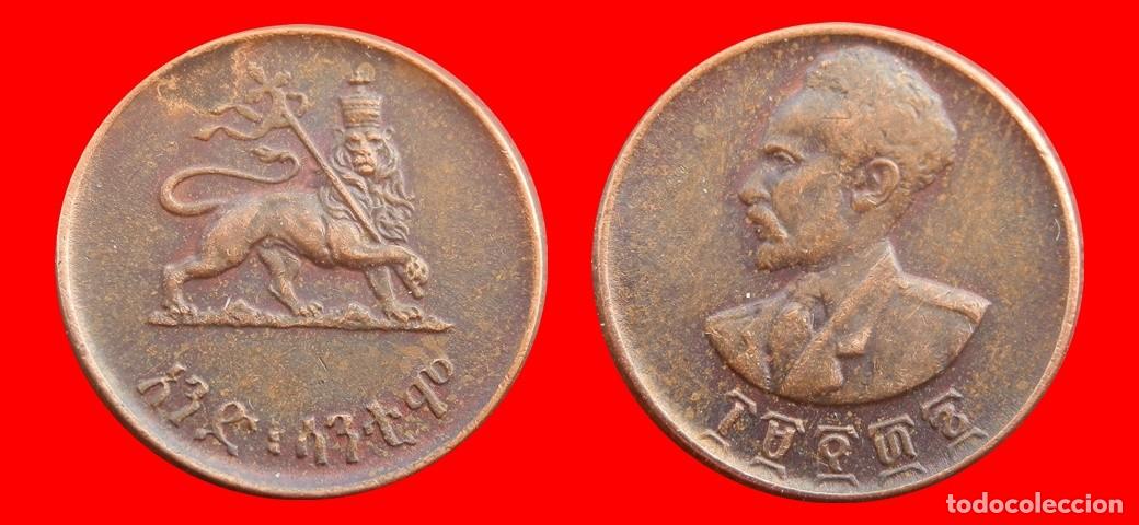 Monedas antiguas de &Aacute;frica: 1 SANTEEM CENTIMO 1936 ETHIOPIA-151730