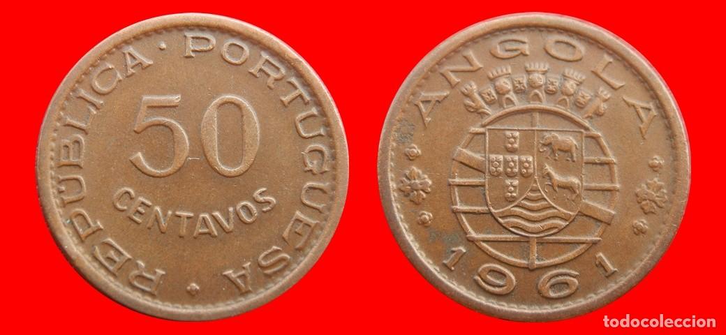 Monedas antiguas de &Aacute;frica: 50 CENTAVOS 1961 ANGOLA-151741