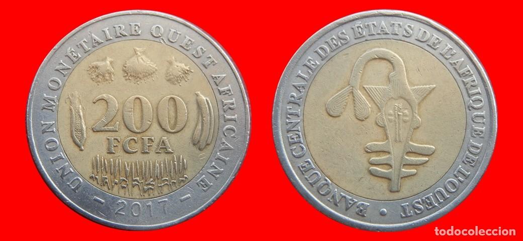 Monedas antiguas de &Aacute;frica: 200 FRANCOS 2017 AFRICA DEL OESTE-151753