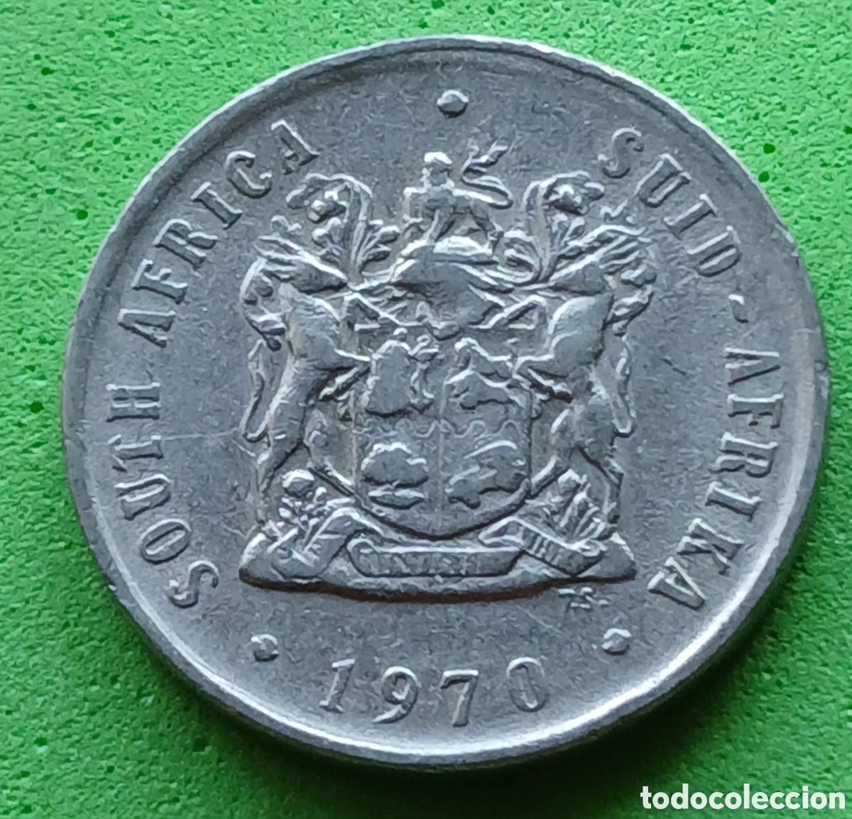 Monedas antiguas de &Aacute;frica: South &Aacute;frica 10 cents 1970 km#85