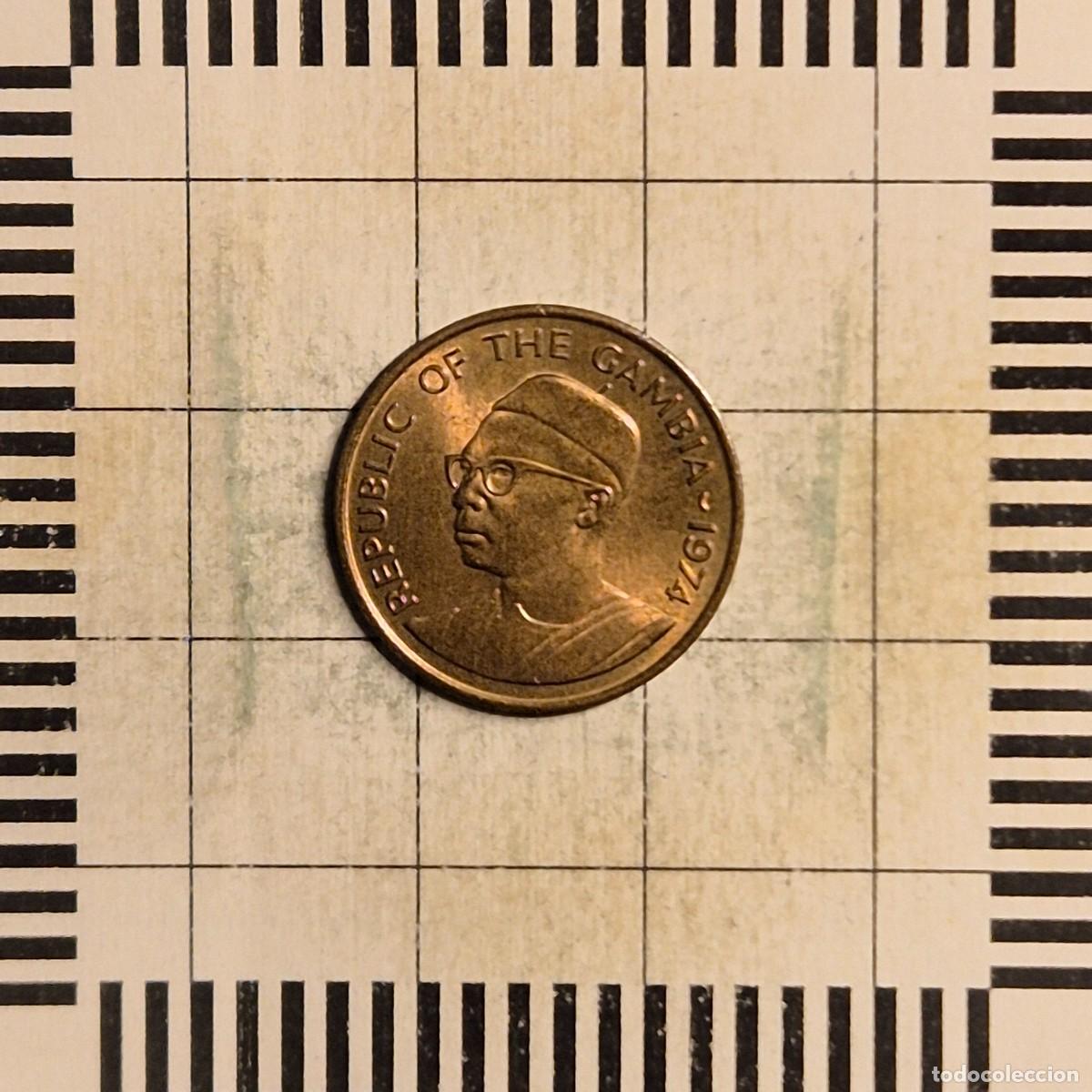Monedas antiguas de &Aacute;frica: 1 BUTUT, GAMBIA. 1974. (KM#8).