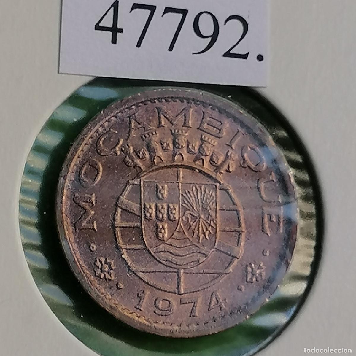 Monedas antiguas de &Aacute;frica: Mozambique 20 centavos 1974
