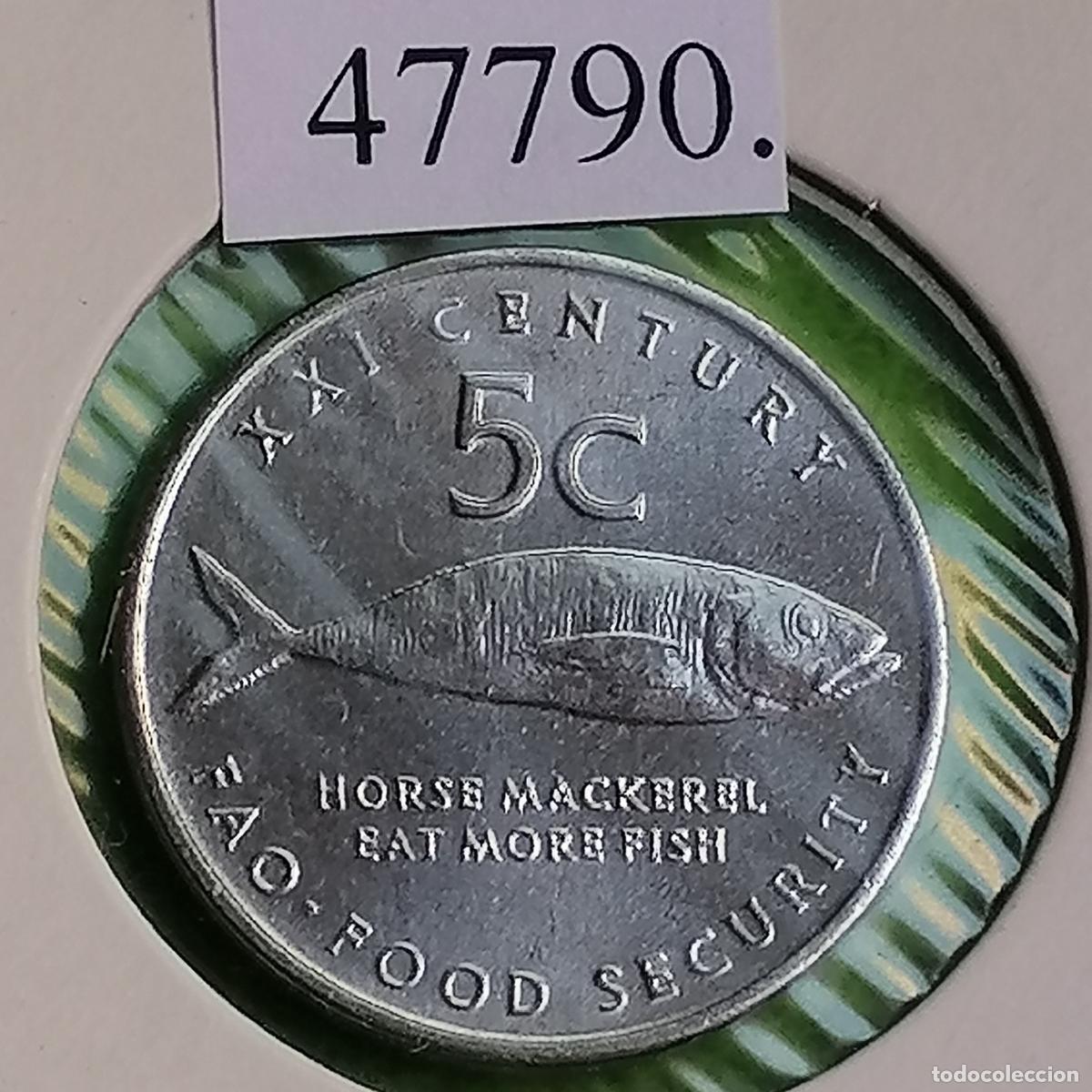 Monedas antiguas de &Aacute;frica: Namibia 5 c&eacute;ntimos 2000, FAO