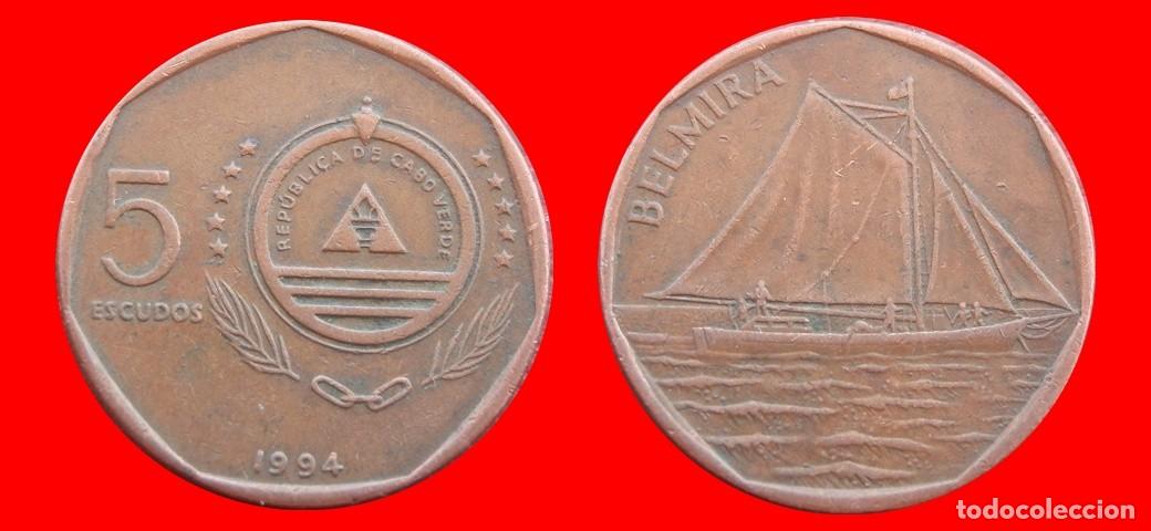 Monedas antiguas de &Aacute;frica: 5 ESCUDOS 1994 CABO VERDE-151907