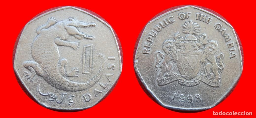 Monedas antiguas de &Aacute;frica: 1 DALASI 1998 GAMBIA-151909