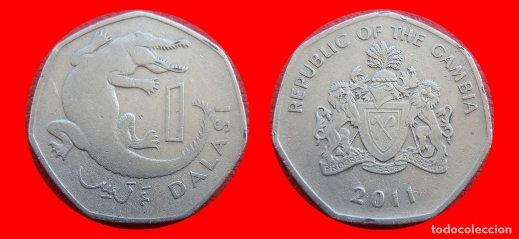 Monedas antiguas de &Aacute;frica: 1 DALASI 2011 GAMBIA-151910