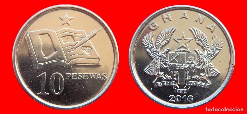 Monedas antiguas de &Aacute;frica: 10 PESEWAS 2016 GHANA-151912