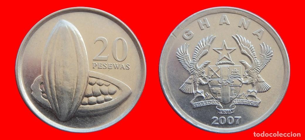 Monedas antiguas de &Aacute;frica: 20 PESEWAS 2007 GHANA-151913