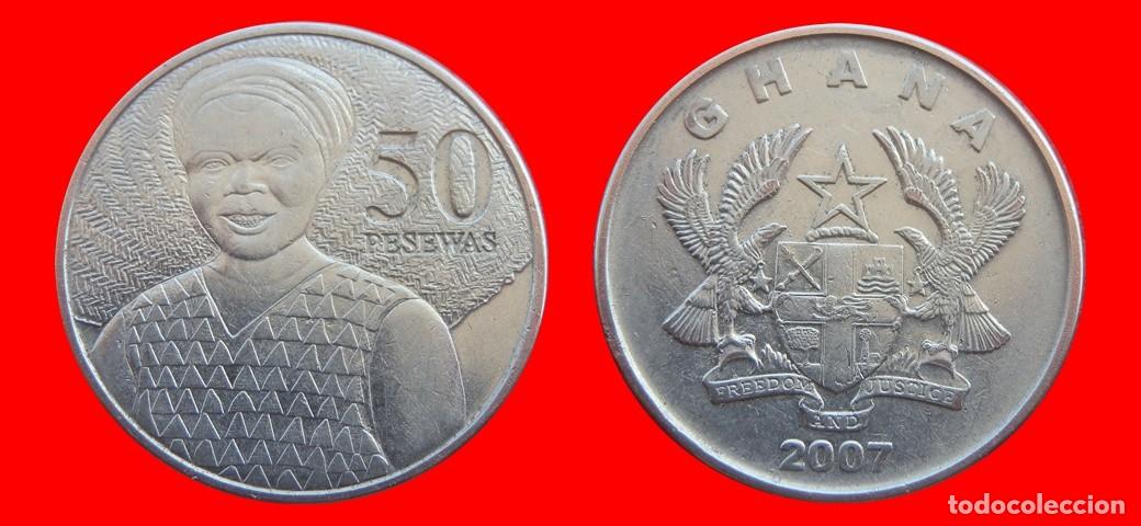 Monedas antiguas de &Aacute;frica: 50 PESEWAS 2007 GHANA-151915