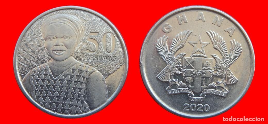 Monedas antiguas de &Aacute;frica: 50 PESEWAS 2020 GHANA-151916
