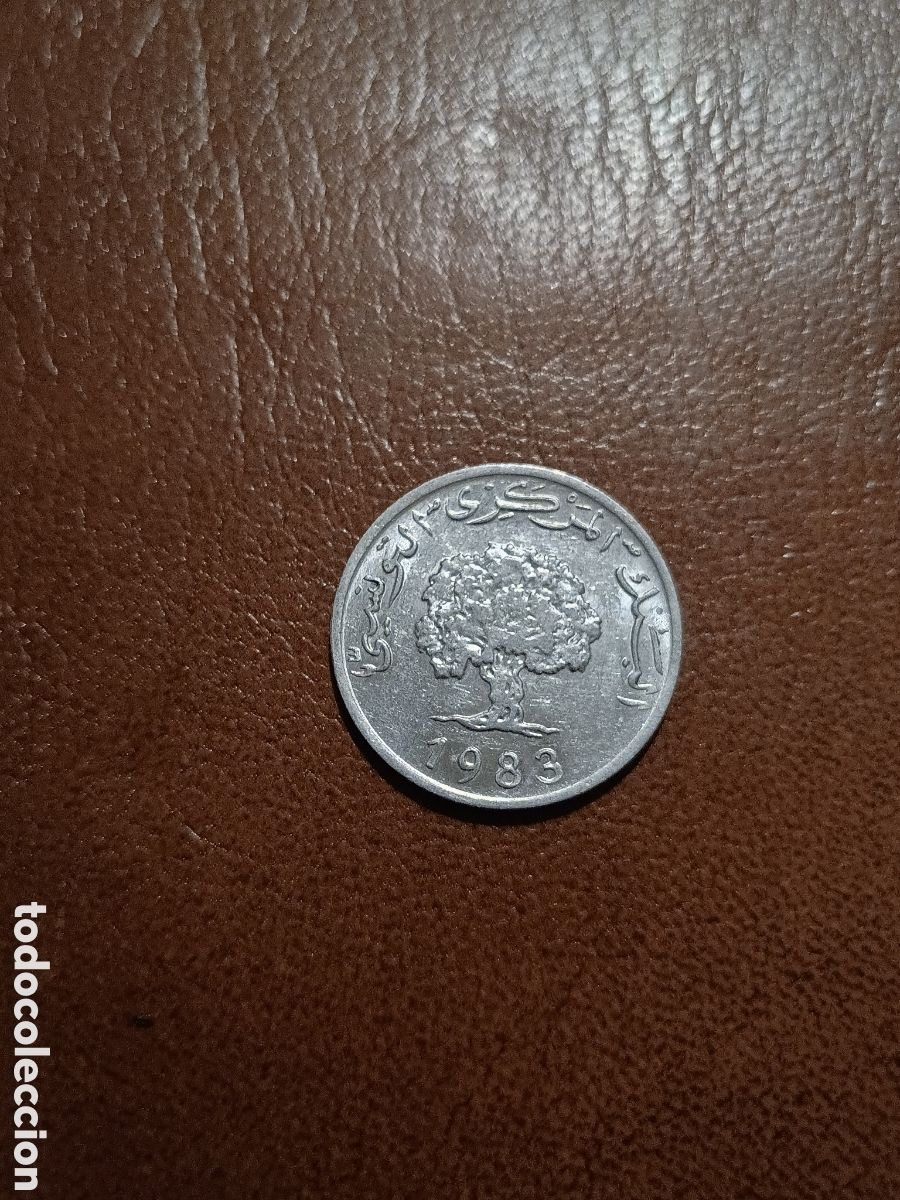 Monedas antiguas de &Aacute;frica: 5 MILLIM 1983 - TUNEZ