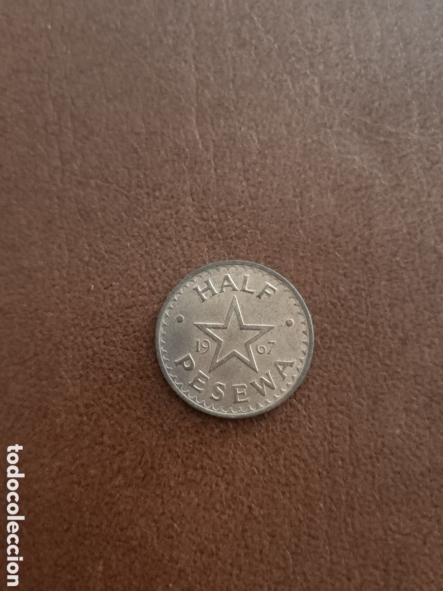 Monedas antiguas de &Aacute;frica: 1/2 PESEWA 1967 - GHANA