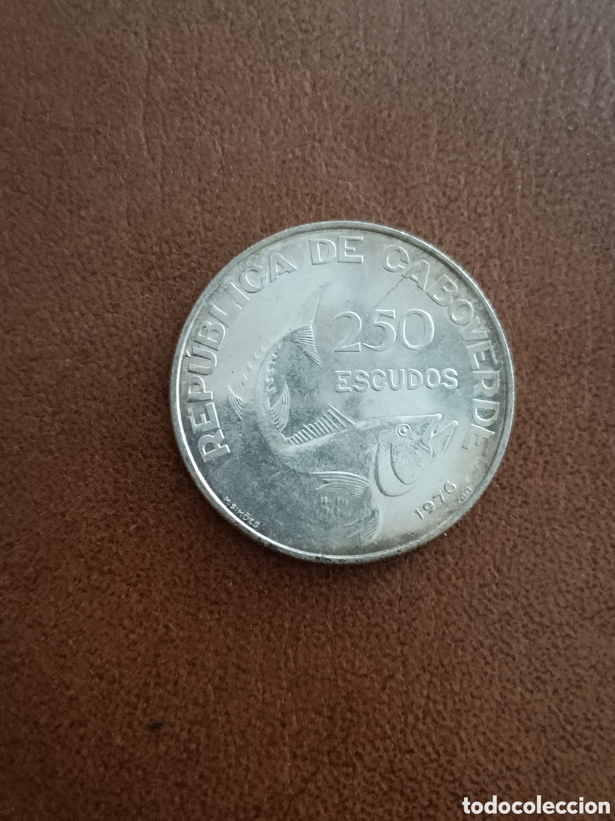 Monedas antiguas de &Aacute;frica: 250 ESCUDOS 1976 PLATA - CABO VERDE