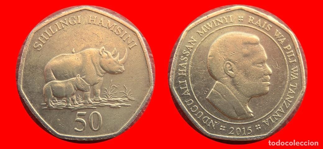 Monedas antiguas de &Aacute;frica: 50 CHELINES SHILINGI 2015 TANZANIA-151951