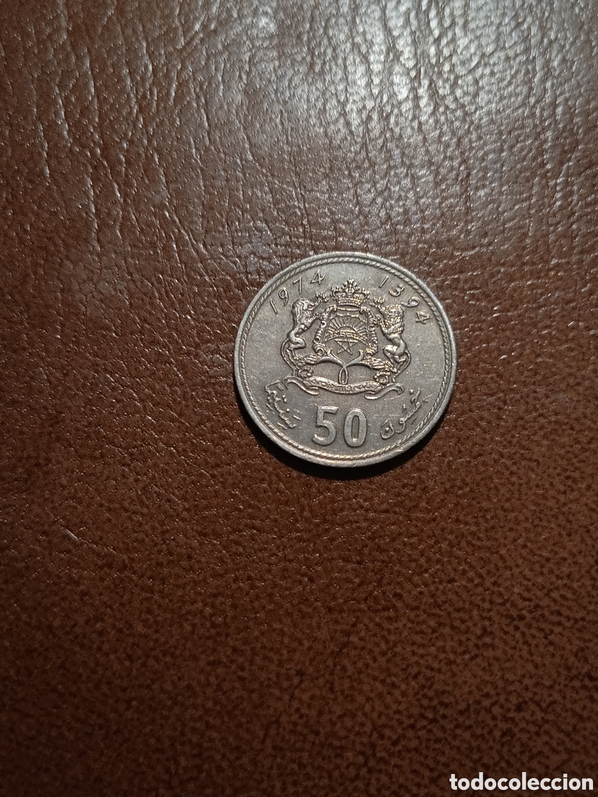 Monedas antiguas de &Aacute;frica: 50 SANTIMAT 1974 - MARRUECOS