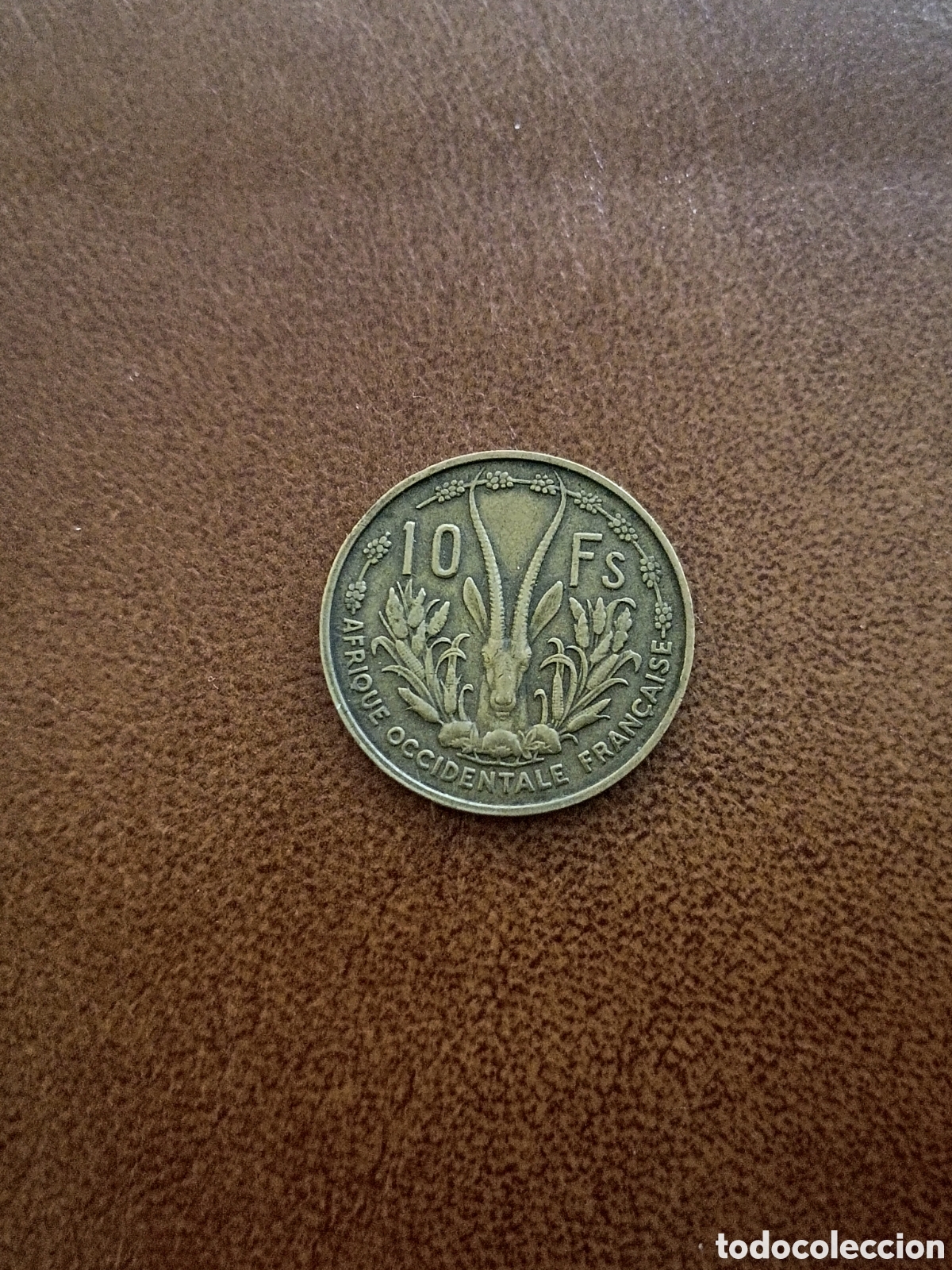 Monedas antiguas de &Aacute;frica: 10 FRANCOS 1956 - AFRICA OCCIDENTAL