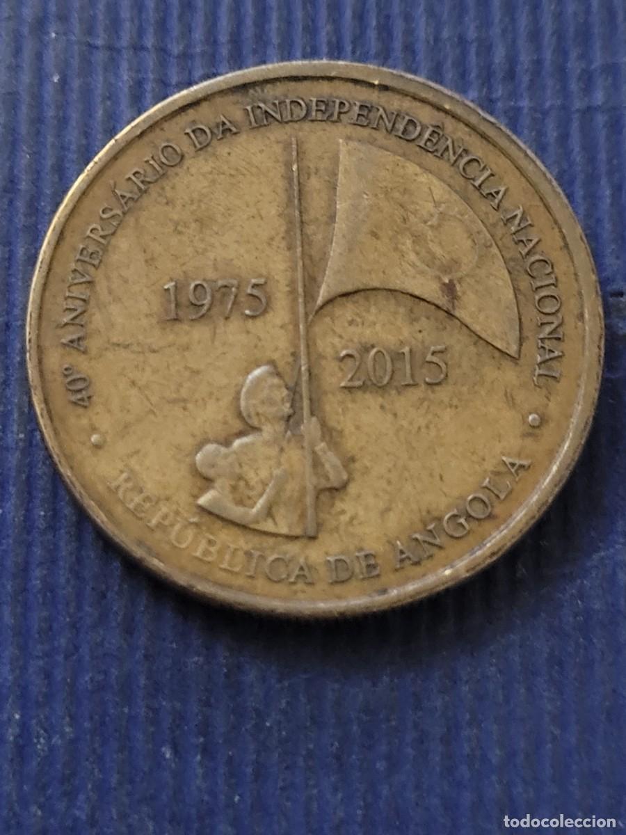 Monedas antiguas de &Aacute;frica: Moneda 100 kwanzas 2015 40&ordm; aniversario - Independencia Angola