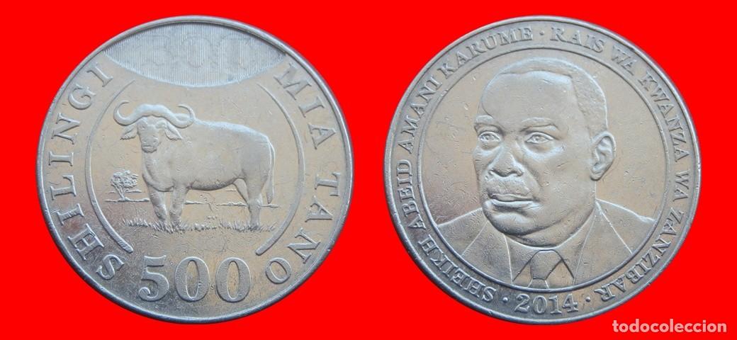 Monedas antiguas de &Aacute;frica: 500 CHELINES SHILINGI 2014 ZANZIBAR-152013