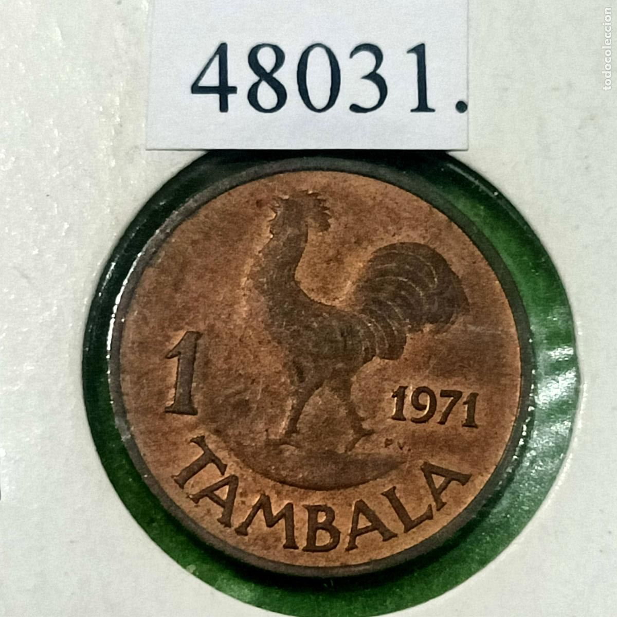 Monedas antiguas de &Aacute;frica: Malawi 1 tambala 1971
