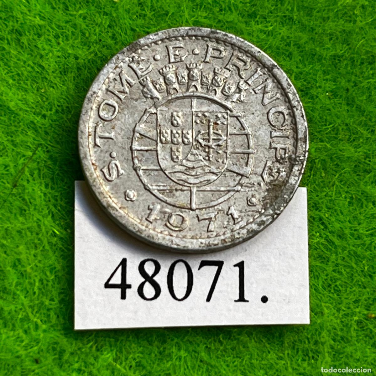 Monedas antiguas de &Aacute;frica: Santo Tome' y Principe 10 centavos 1971