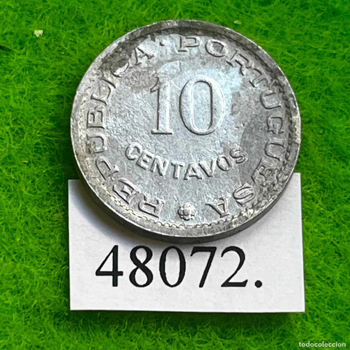 Monedas antiguas de &Aacute;frica: Santo Tome' y Principe 10 centavos 1971
