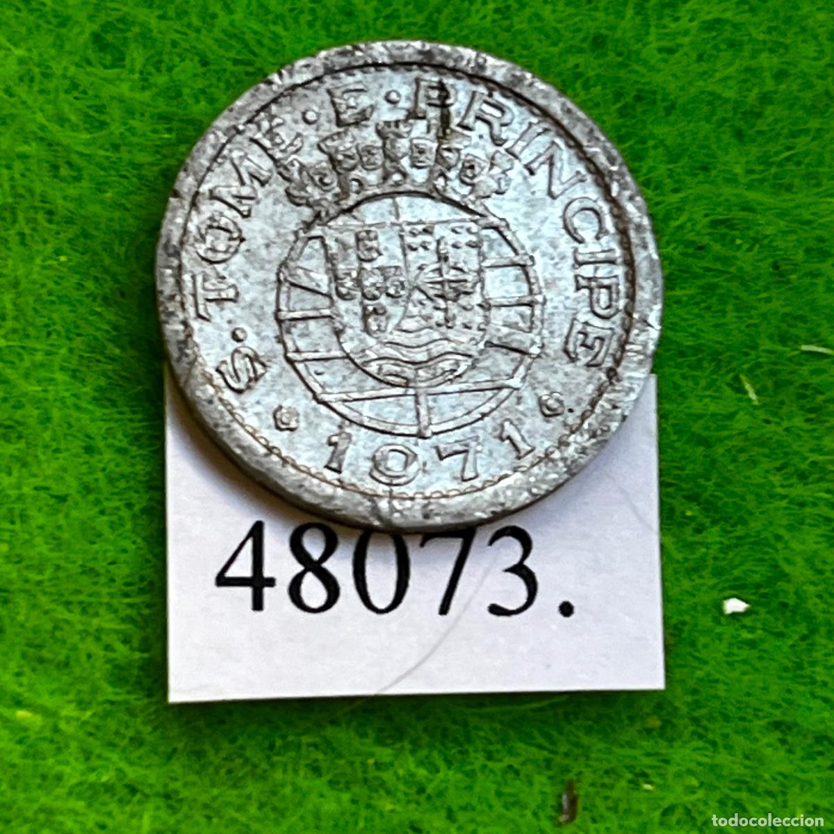 Monedas antiguas de &Aacute;frica: Santo Tome' y Principe 10 centavos 1971