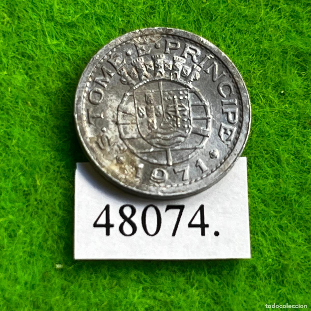 Monedas antiguas de &Aacute;frica: Santo Tome' y Principe 10 centavos 1971