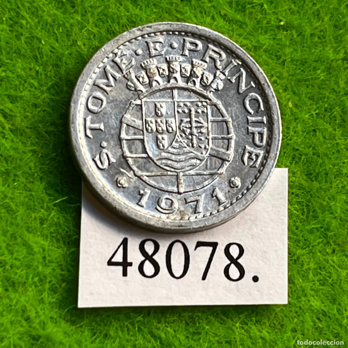 Monedas antiguas de &Aacute;frica: Santo Tome' y Principe 10 centavos 1971