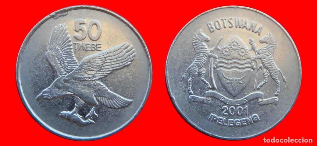 Monedas antiguas de &Aacute;frica: 10 THEBE 2001 BOTSWANA-152113
