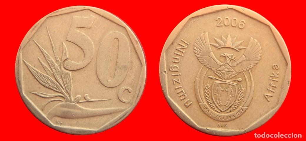 Monedas antiguas de &Aacute;frica: 50 CENTAVOS 2006 SUDAFRICA-152187