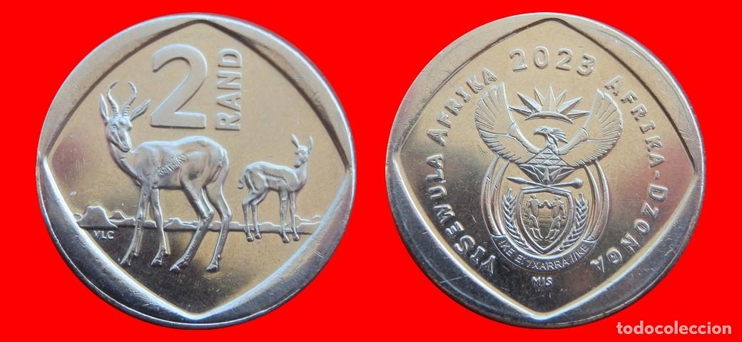 Monedas antiguas de &Aacute;frica: 2 RAND 2023 SUDAFRICA-152191